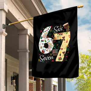 Funny 67 Kwanzaa Garden Flag Six Seven Meme Kinara Candles African American Christmas TS11 Print Your Wear