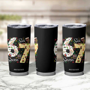 Funny 67 Kwanzaa Tumbler Cup Six Seven Meme Kinara Candles African American Christmas TS11 Print Your Wear