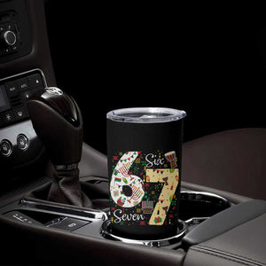 Funny 67 Kwanzaa Tumbler Cup Six Seven Meme Kinara Candles African American Christmas TS11 Print Your Wear