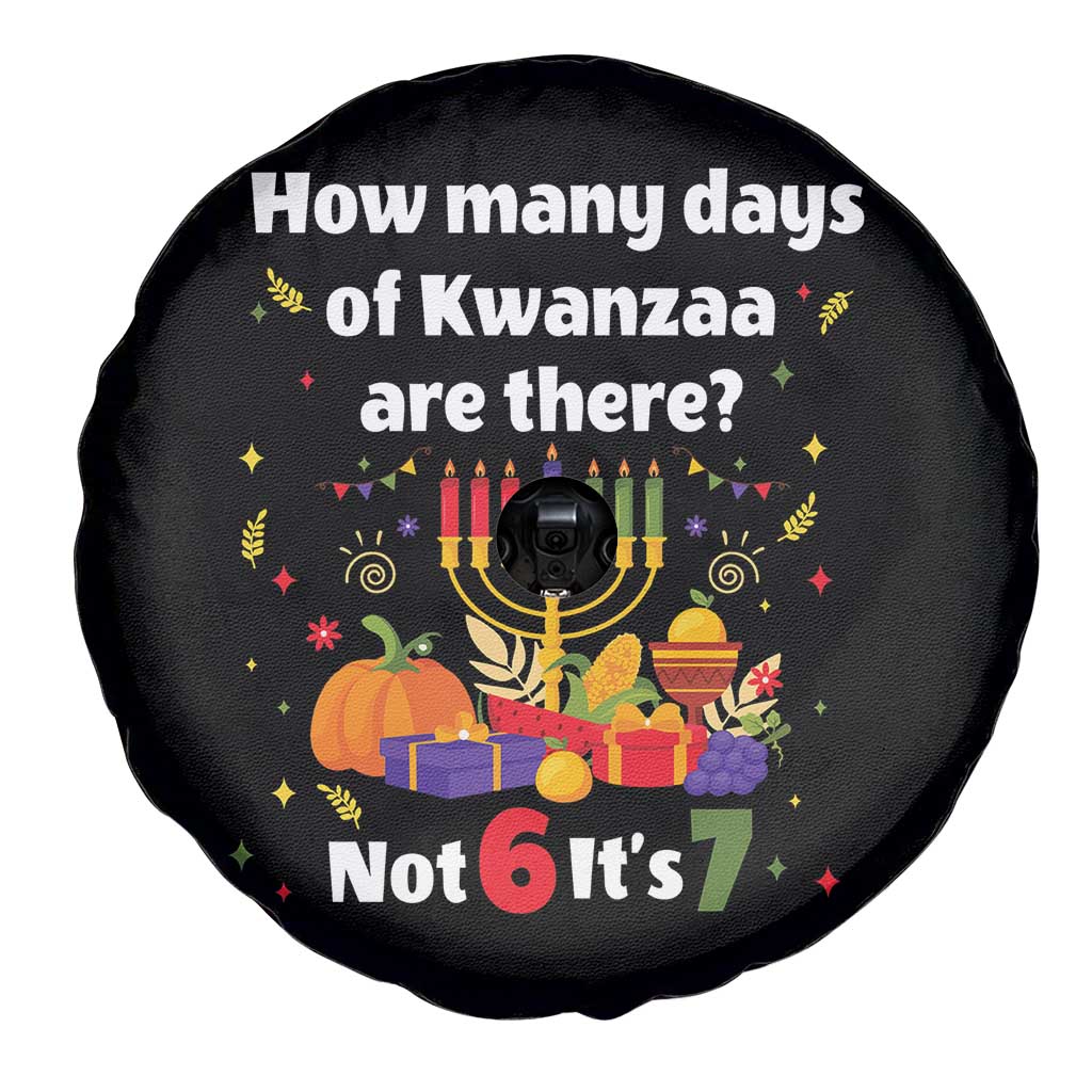 Funny 67 Kwanzaa Spare Tire Cover How Many Days Of Kwanzaa Are There Not 6 It Is 7 TS11 Print Your Wear