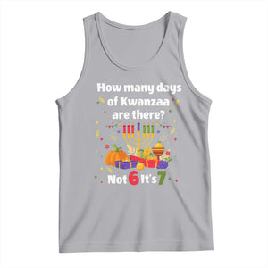 Funny 67 Kwanzaa Tank Top How Many Days Of Kwanzaa Are There Not 6 It Is 7 TS11 Athletic Heather Print Your Wear