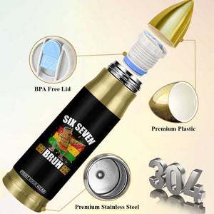 Funny 67 Kwanzaa Bullet Tumbler Six Seven Bruh Dabbing African Heritage TS11 Print Your Wear