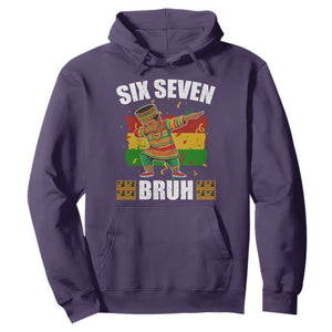 Funny 67 Kwanzaa Hoodie Six Seven Bruh Dabbing African Heritage TS11 Purple Print Your Wear