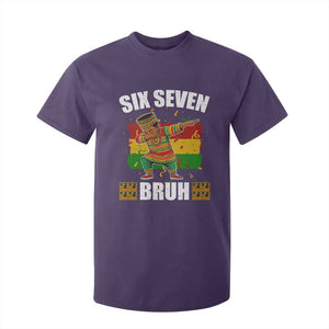 Funny 67 Kwanzaa T Shirt For Kid Six Seven Bruh Dabbing African Heritage TS11 Purple Print Your Wear