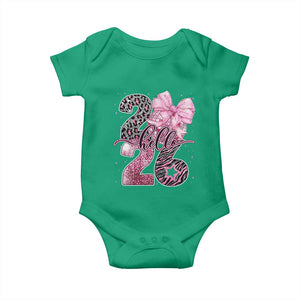 Happy New Year 2026 Baby Onesie Hello 2026 Disco Ball Pink Coquette Bow Faux Glitter TS11 Irish Green Print Your Wear
