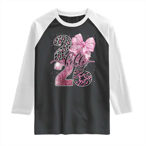 Happy New Year 2026 Raglan Shirt Hello 2026 Disco Ball Pink Coquette Bow Faux Glitter TS11 Black White Print Your Wear