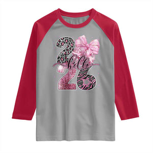 Happy New Year 2026 Raglan Shirt Hello 2026 Disco Ball Pink Coquette Bow Faux Glitter TS11 Sport Gray Red Print Your Wear