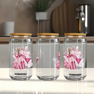 Happy New Year 2026 New Years Eve Party Glass Can Pink Cocktail Disco Ball TS11 Print Your Wear