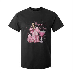 Happy New Year 2026 New Years Eve Party T Shirt For Kid Pink Cocktail Disco Ball TS11 Black Print Your Wear