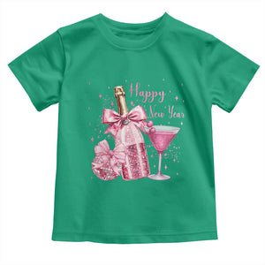 Happy New Year 2026 New Years Eve Party Toddler T Shirt Pink Cocktail Disco Ball TS11 Irish Green Print Your Wear