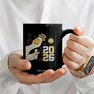 Funny New Years Eve Silly Goose 2026 Coffee Mug New Year Party TS11 Print Your Wear