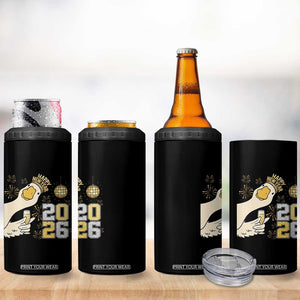 Funny New Years Eve Silly Goose 2026 4 in 1 Can Cooler Tumbler New Year Party TS11 Print Your Wear