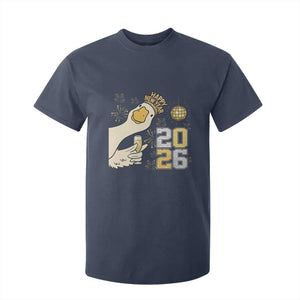 Funny New Years Eve Silly Goose 2026 T Shirt For Kid New Year Party TS11 Navy Print Your Wear
