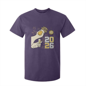 Funny New Years Eve Silly Goose 2026 T Shirt For Kid New Year Party TS11 Purple Print Your Wear