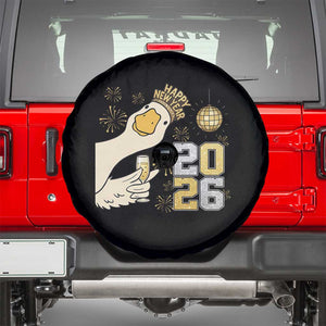 Funny New Years Eve Silly Goose 2026 Spare Tire Cover New Year Party TS11 Black Print Your Wear