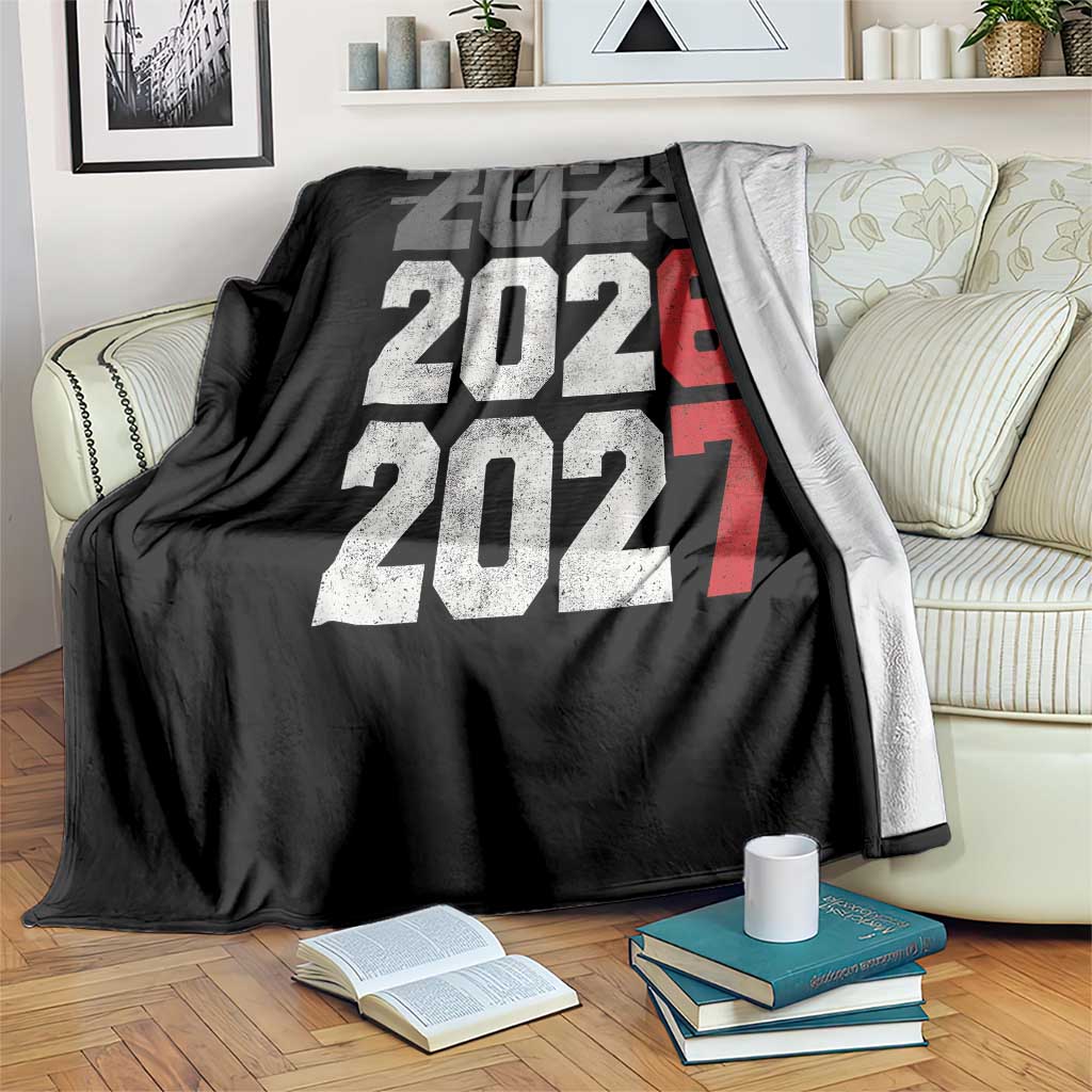 Funny 67 New Year Throw Blanket Happy New Year 2026 2027 Sports Jersey Number TS11 Print Your Wear