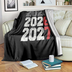 Funny 67 New Year Throw Blanket Happy New Year 2026 2027 Sports Jersey Number TS11 Print Your Wear