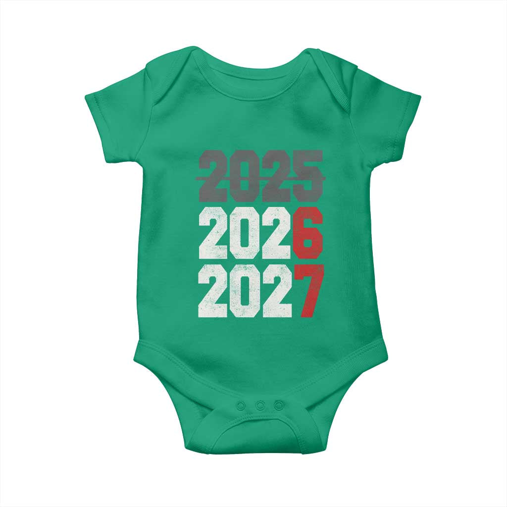 Funny 67 New Year Baby Onesie Happy New Year 2026 2027 Sports Jersey Number TS11 Irish Green Print Your Wear