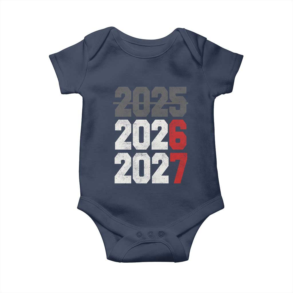 Funny 67 New Year Baby Onesie Happy New Year 2026 2027 Sports Jersey Number TS11 Navy Print Your Wear