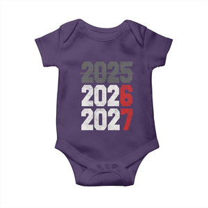 Funny 67 New Year Baby Onesie Happy New Year 2026 2027 Sports Jersey Number TS11 Purple Print Your Wear