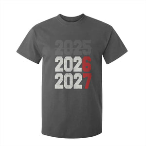 Funny 67 New Year T Shirt For Kid Happy New Year 2026 2027 Sports Jersey Number TS11 Dark Heather Print Your Wear