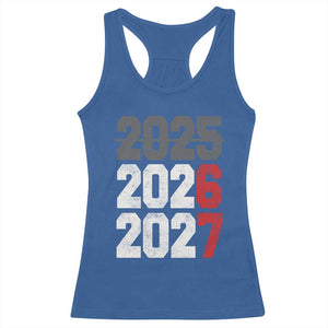 Funny 67 New Year Racerback Tank Top Happy New Year 2026 2027 Sports Jersey Number TS11 Royal Blue Print Your Wear