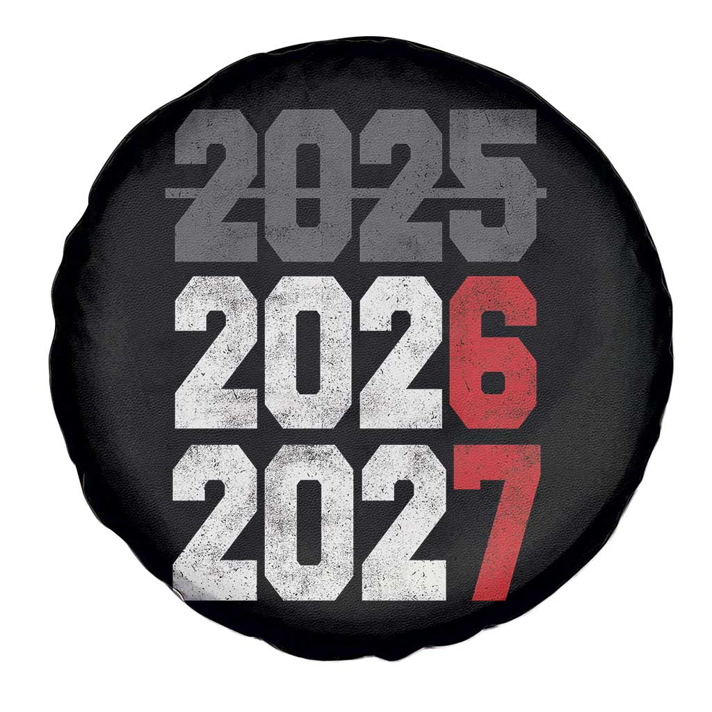 Funny 67 New Year Spare Tire Cover Happy New Year 2026 2027 Sports Jersey Number TS11 Print Your Wear