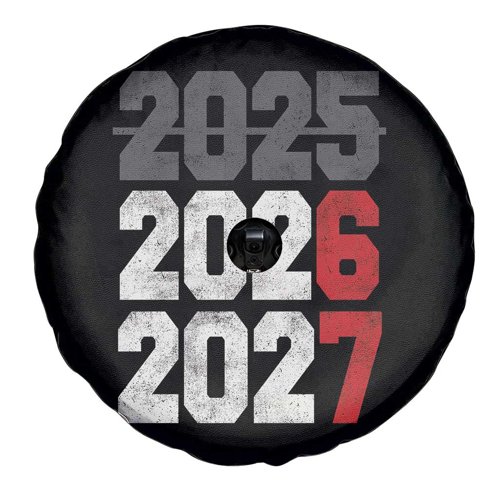 Funny 67 New Year Spare Tire Cover Happy New Year 2026 2027 Sports Jersey Number TS11 Print Your Wear