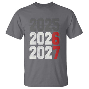 Funny 67 New Year T Shirt Happy New Year 2026 2027 Sports Jersey Number TS11 Charcoal Print Your Wear