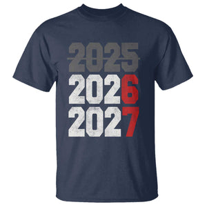 Funny 67 New Year T Shirt Happy New Year 2026 2027 Sports Jersey Number TS11 Navy Print Your Wear