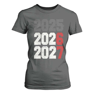 Funny 67 New Year T Shirt For Women Happy New Year 2026 2027 Sports Jersey Number TS11 Dark Heather Print Your Wear