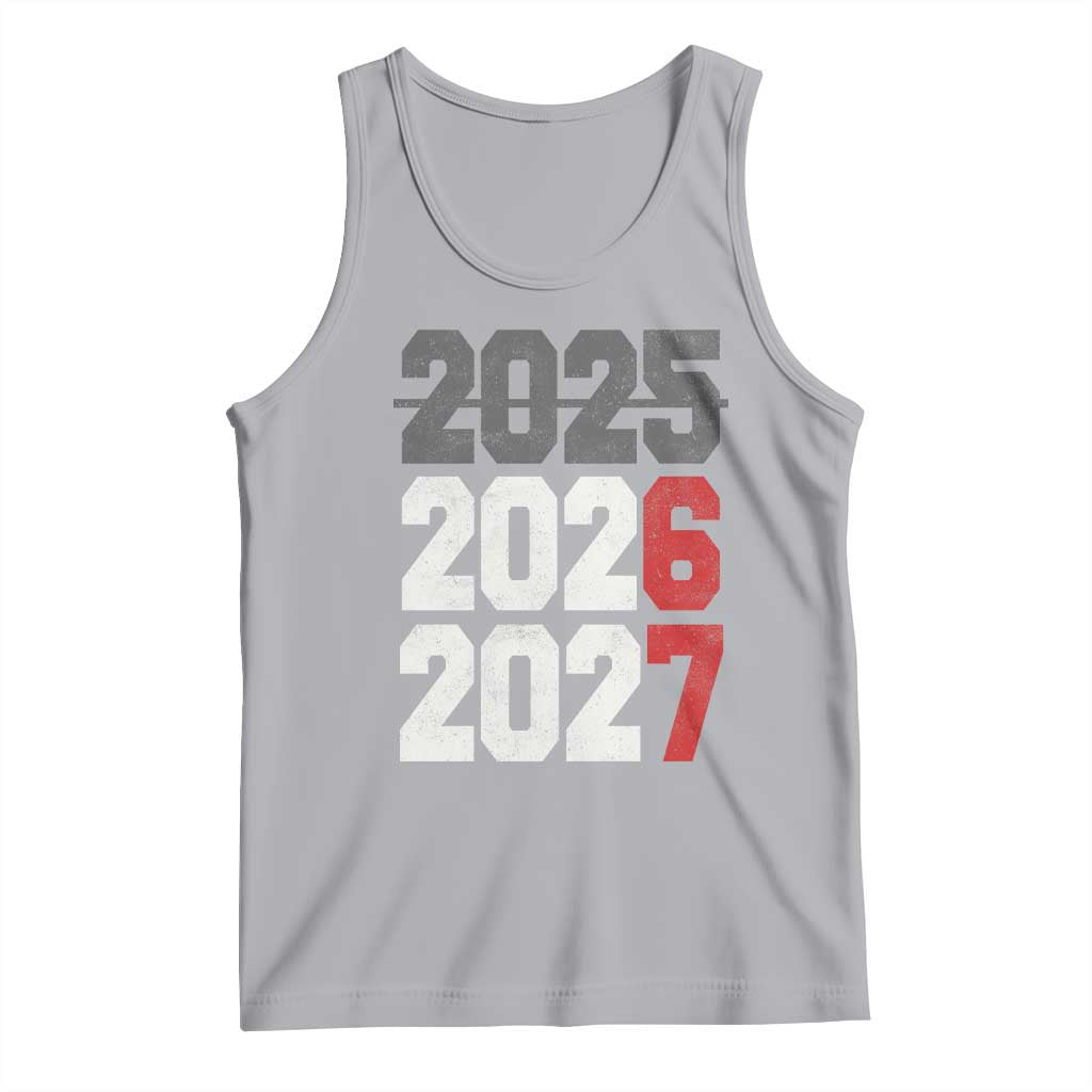 Funny 67 New Year Tank Top Happy New Year 2026 2027 Sports Jersey Number TS11 Athletic Heather Print Your Wear