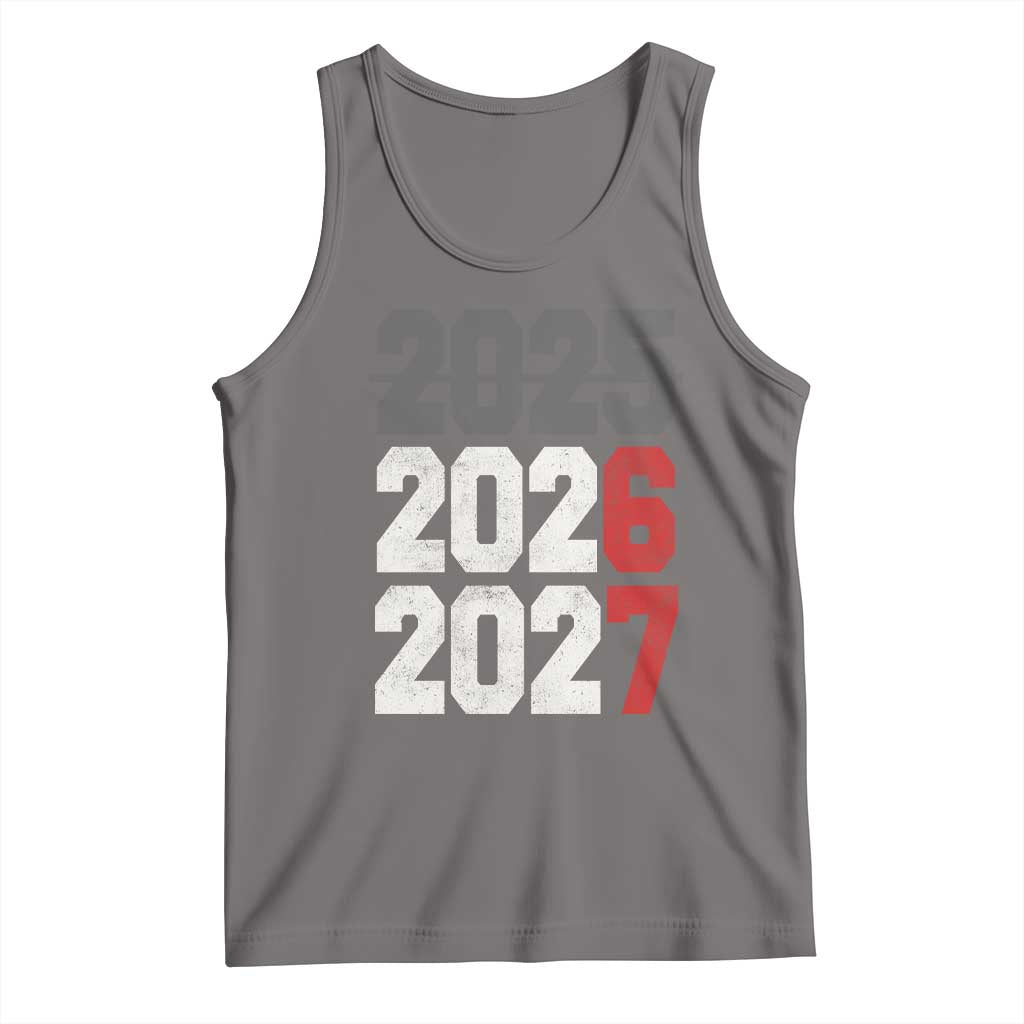 Funny 67 New Year Tank Top Happy New Year 2026 2027 Sports Jersey Number TS11 Deep Heather Print Your Wear