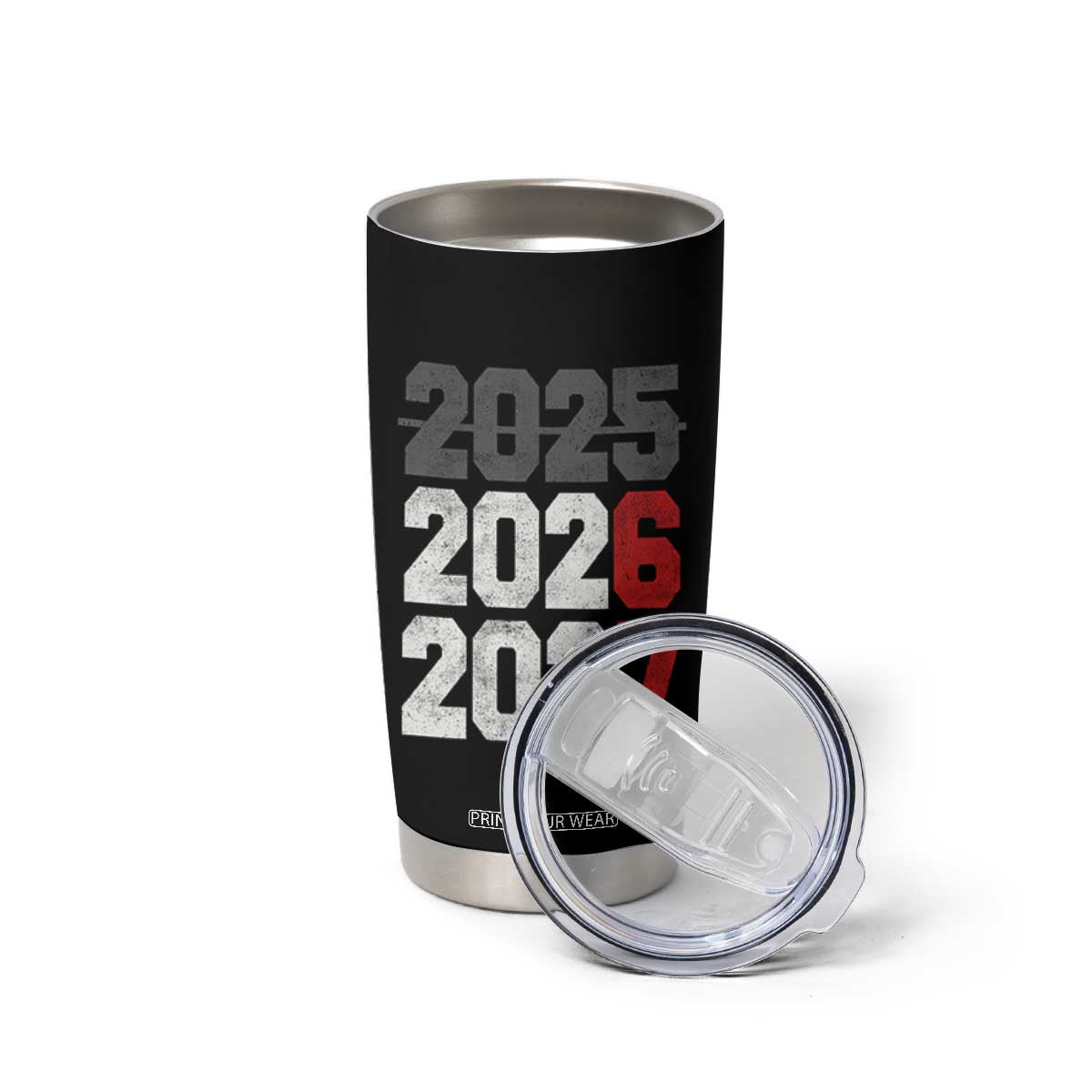 Funny 67 New Year Tumbler Cup Happy New Year 2026 2027 Sports Jersey Number TS11 Print Your Wear