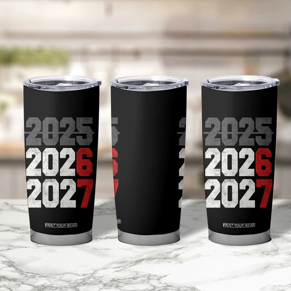 Funny 67 New Year Tumbler Cup Happy New Year 2026 2027 Sports Jersey Number TS11 Print Your Wear