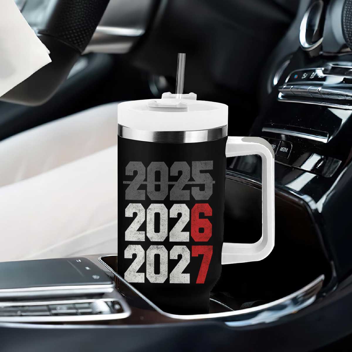 Funny 67 New Year Tumbler With Handle Happy New Year 2026 2027 Sports Jersey Number TS11 Print Your Wear
