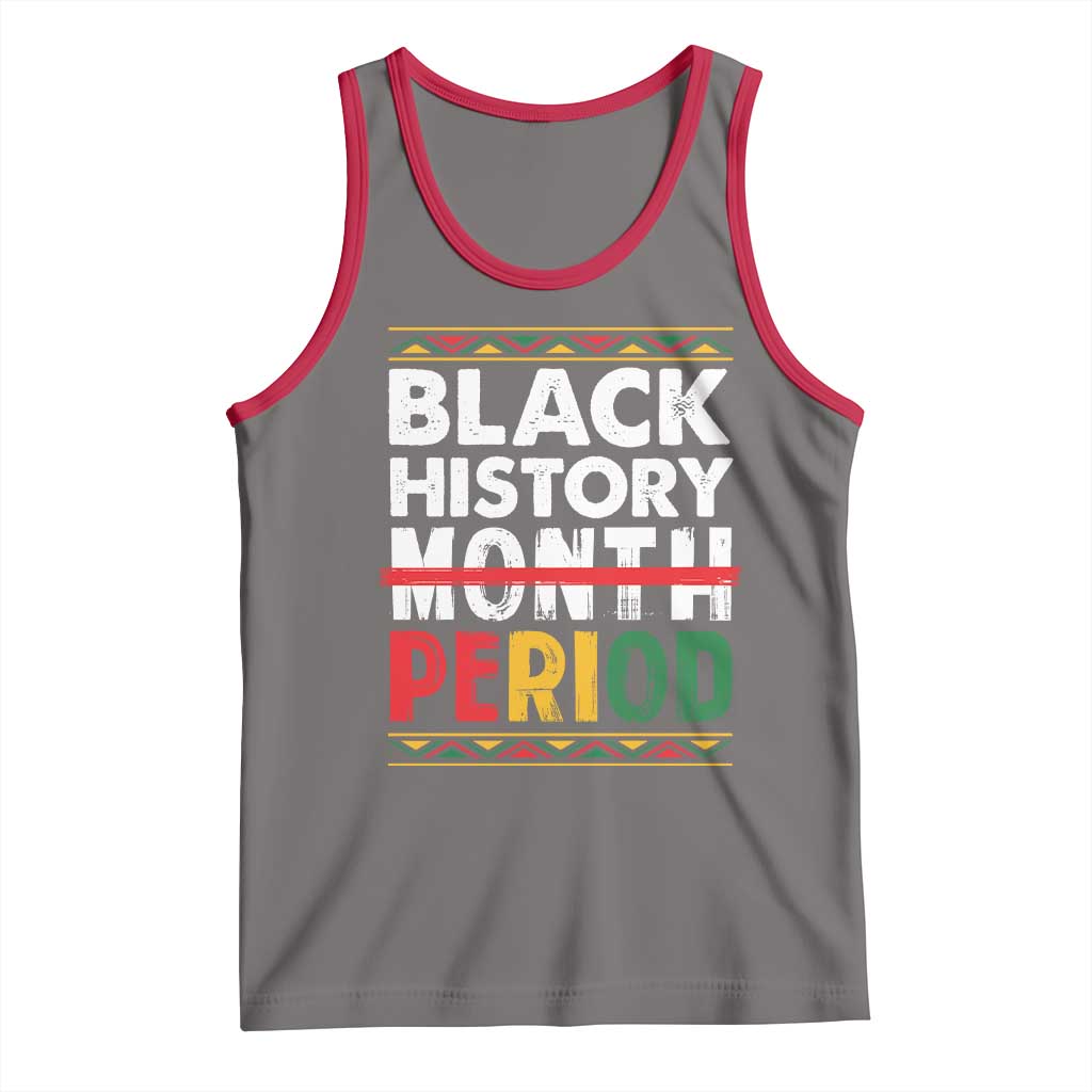 Funny Black History Period Tank Top Pride African TS11 Deep Heather Red Print Your Wear