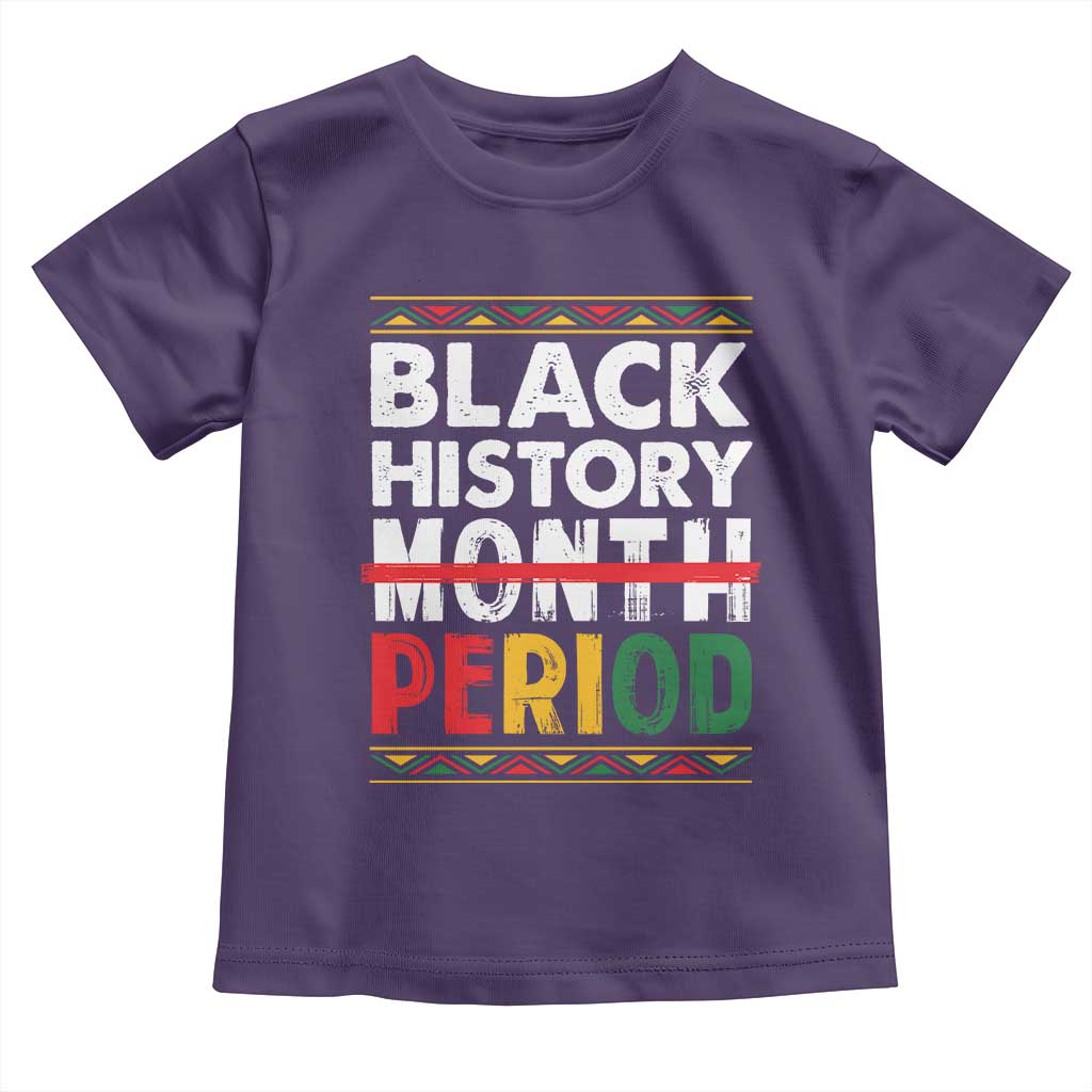 Funny Black History Period Toddler T Shirt Pride African TS11 Purple Print Your Wear