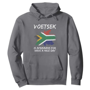 Funny Voetsek Is Afrikaans For Have A Nice Day Hoodie Vintage Saffa Flag TS11 Charcoal Print Your Wear