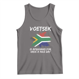 Funny Voetsek Is Afrikaans For Have A Nice Day Tank Top Vintage Saffa Flag TS11 Deep Heather Print Your Wear