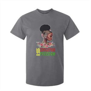 Education Is Freedom T Shirt For Kid Black History Month Teacher Melanin Black Girl TS11 Charcoal Print Your Wear
