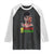Education Is Freedom Raglan Shirt Black History Month Teacher Melanin Black Girl TS11 Black White Print Your Wear