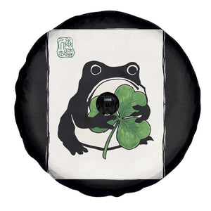 Funny Grumpy Frog Japanese St Patricks Day Spare Tire Cover TS11 Print Your Wear