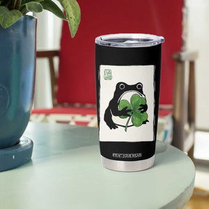 Funny Grumpy Frog Japanese St Patricks Day Tumbler Cup TS11 Print Your Wear