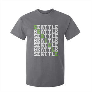Seattle Fan 12 Athletic Number T Shirt For Kid City Football Game Day TS11 Charcoal Print Your Wear