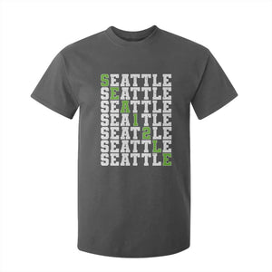 Seattle Fan 12 Athletic Number T Shirt For Kid City Football Game Day TS11 Dark Heather Print Your Wear