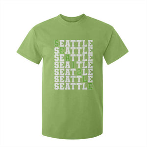 Seattle Fan 12 Athletic Number T Shirt For Kid City Football Game Day TS11 Lime Print Your Wear