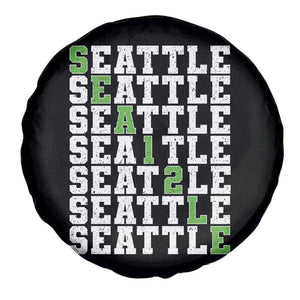 Seattle Fan 12 Athletic Number Spare Tire Cover City Football Game Day TS11 Print Your Wear