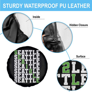 Seattle Fan 12 Athletic Number Spare Tire Cover City Football Game Day TS11 Print Your Wear