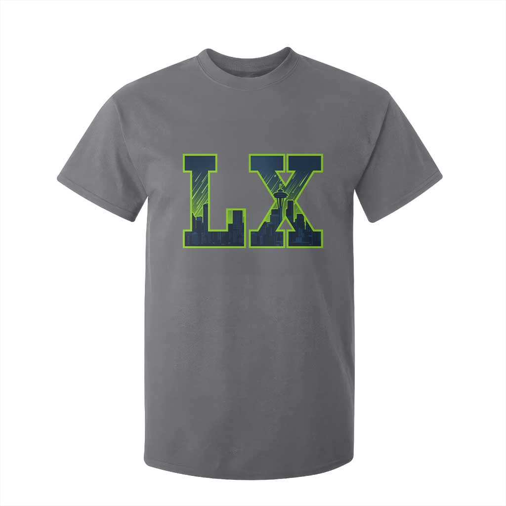 Seattle LX Game Day Washington Space Needle Skyline T Shirt For Kid TS11 Charcoal Print Your Wear